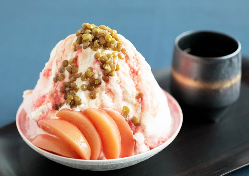桃のかき氷　ビストロチャイナ「アンコール」（横浜東急REIホテル ）